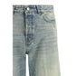 Haikure Blue Cotton Straight-Leg Jeans