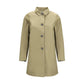 Barbour Bicolor Polyester Trench Coat