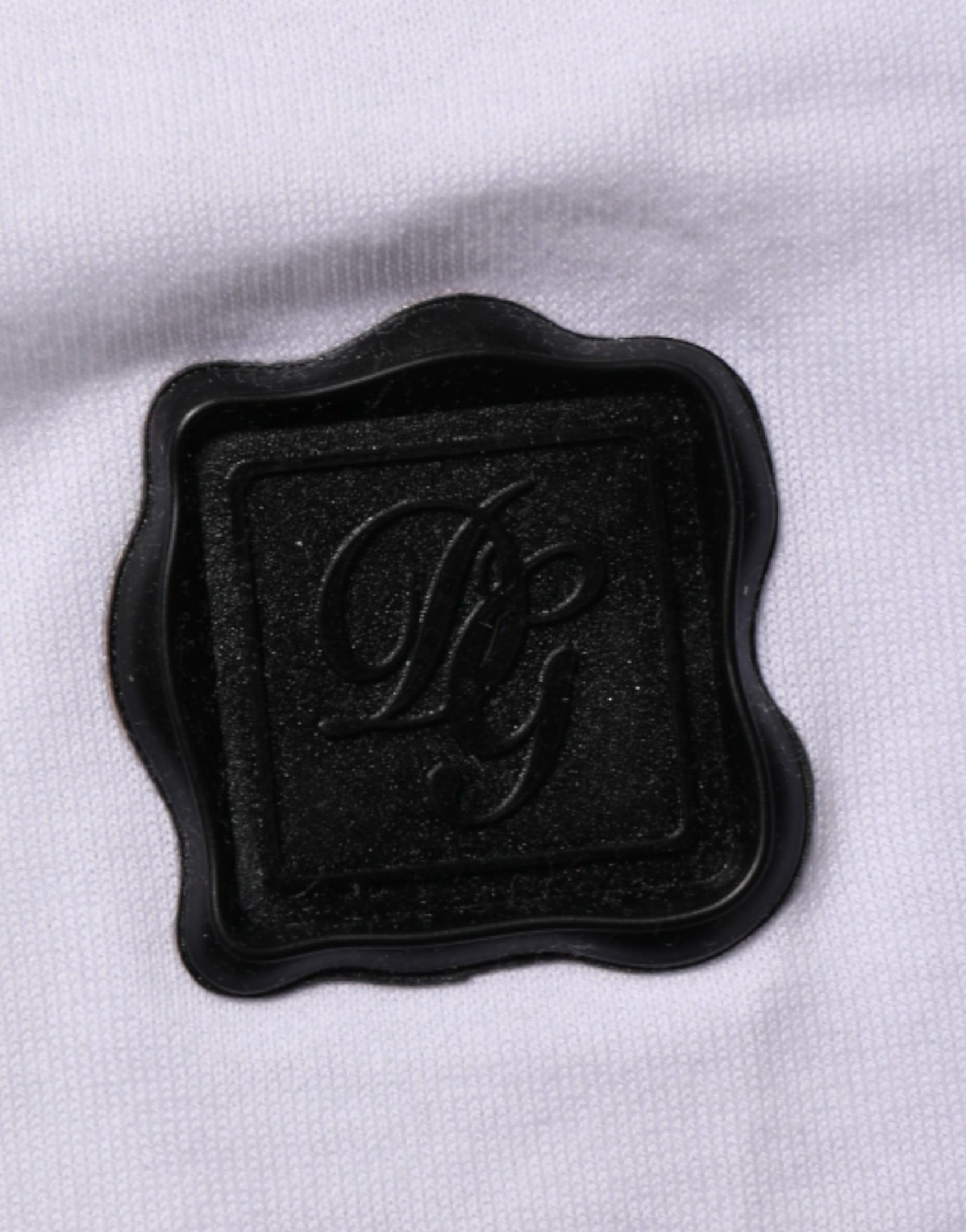 Dolce & Gabbana White Logo Patch Cotton Crew Neck T-shirt