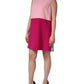 Dolce & Gabbana Pink Blue Wool Sleeveless Shift Mini  Dress