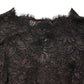 Dolce & Gabbana Black Floral Lace Sheath Long Maxi Dress