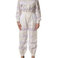 Dolce & Gabbana White Cotton Lace Trim Long Sleeves Jumpsuit
