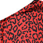 Dolce & Gabbana Black Red Nylon Leopard Pattern Jumpsuit