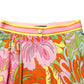 Dolce & Gabbana Multicolor FloralPrint Cropped Trouser Pants