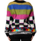 Dolce & Gabbana Multicolor Stripes V-neck Pullover Sweater