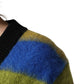 Dolce & Gabbana Multicolor Stripes V-neck Pullover Sweater