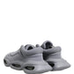 Dolce & Gabbana Gray Slip On Wave Low Top Sneakers
