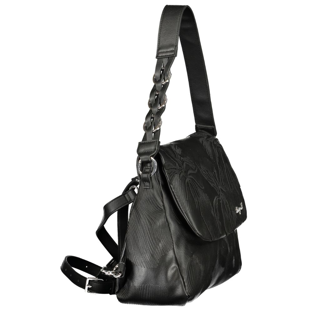Desigual Black Polyurethane Women Backpack
