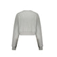 Balmain Gray Cotton Sweatshirt
