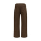The Row Brown Cotton Straight-Leg Jeans