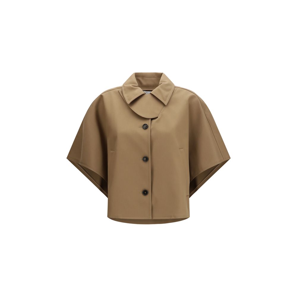 Max Mara Brown Cotton Coat