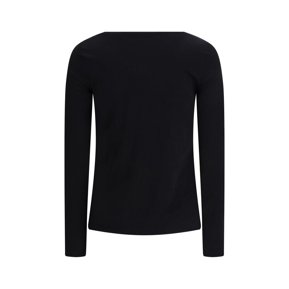 Wolford Black Modal Long Sleeve T-Shirt