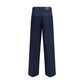 7FOR Blue Cotton Jeans Denim
