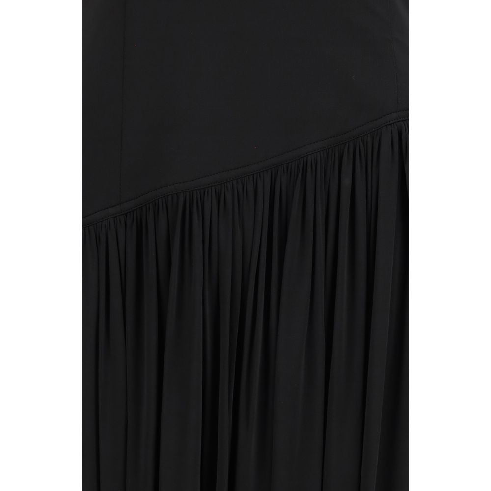 Ferragamo Black Viscose Cocktail Dress