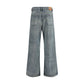 Diesel Blue Cotton Relaxed Fit Jeans