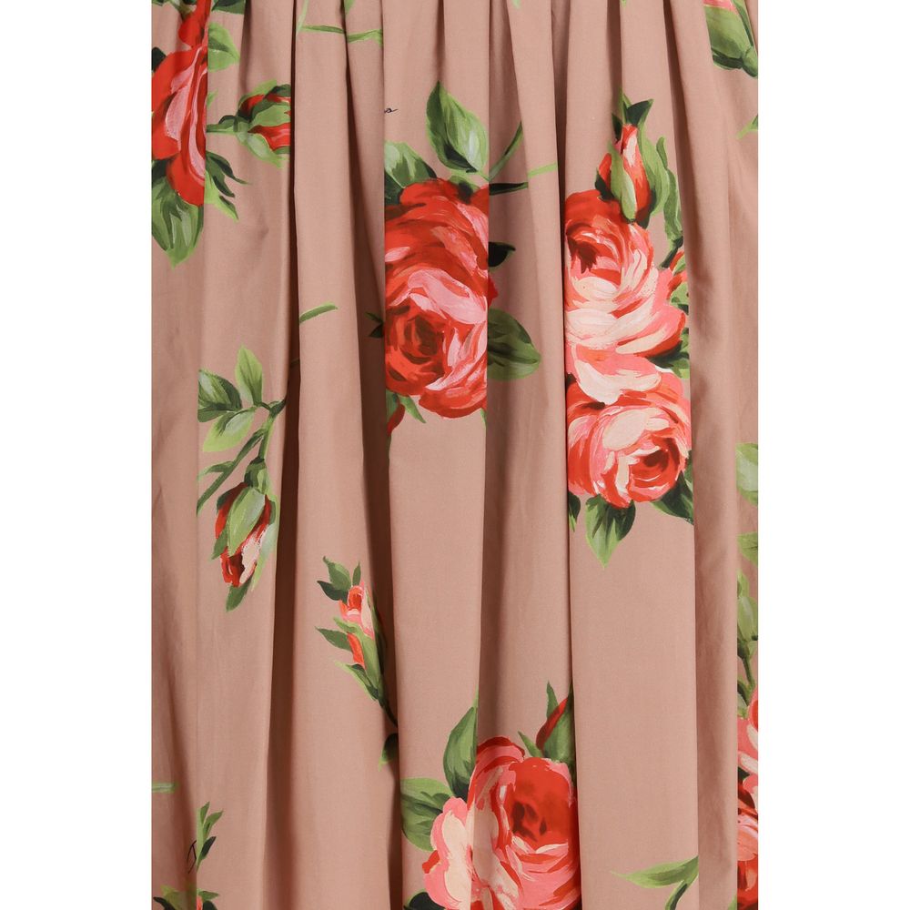 Dolce & Gabbana Multicolor Cotton Casual Dress