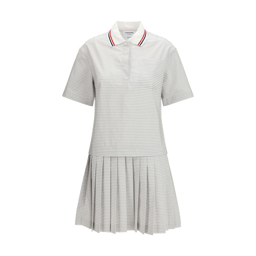 Thom Browne Gray Cotton Casual Dress