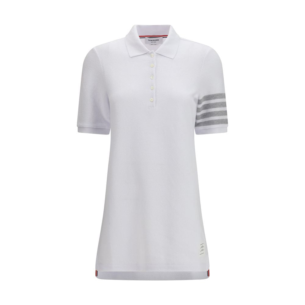 Thom Browne White Cotton Casual Dress