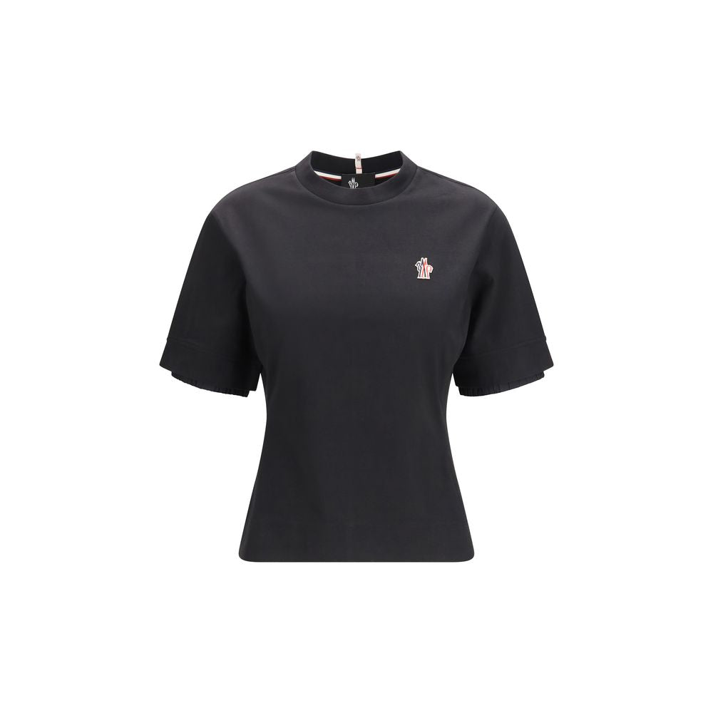 Moncler Grenoble Black Cotton T-Shirt