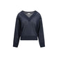 Brunello Cucinelli Blue Linen T-Shirt
