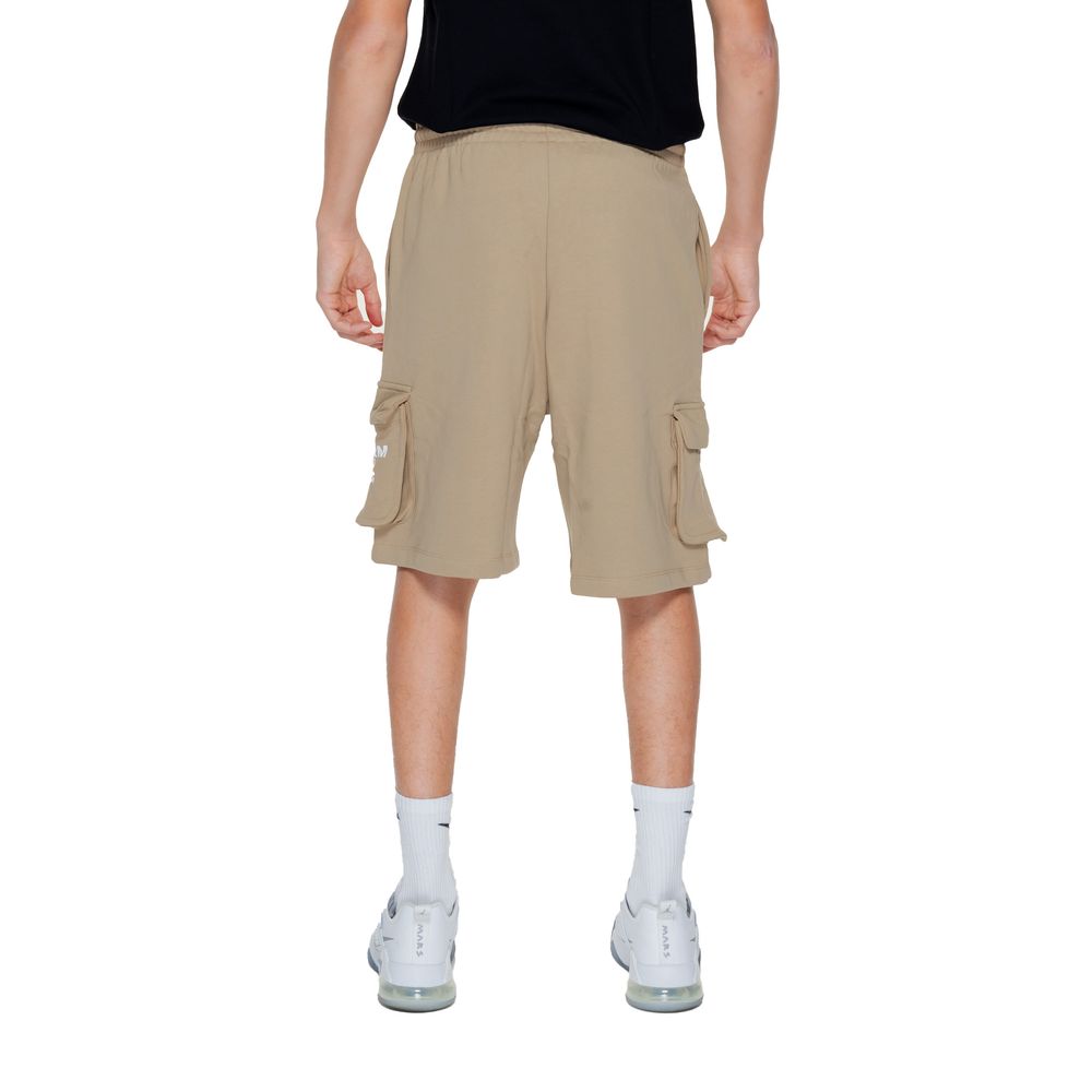 Pharmacy Industry Beige Cotton Bermuda Shorts