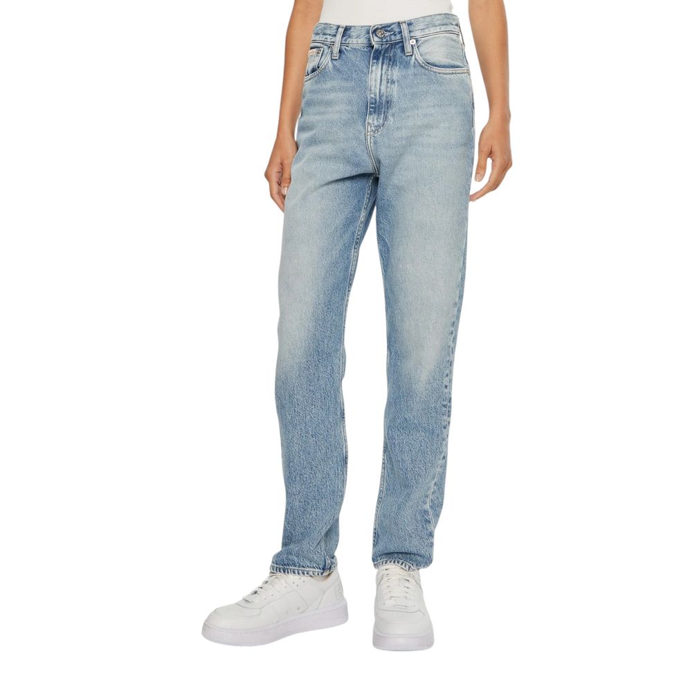 Calvin Klein Jeans Light Blue Cotton Skinny Jeans