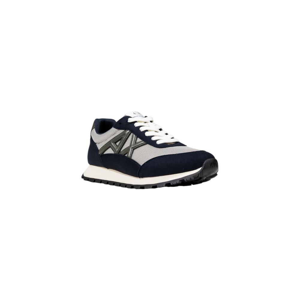 Armani Exchange Bicolor Polyester Athletic Sneakers