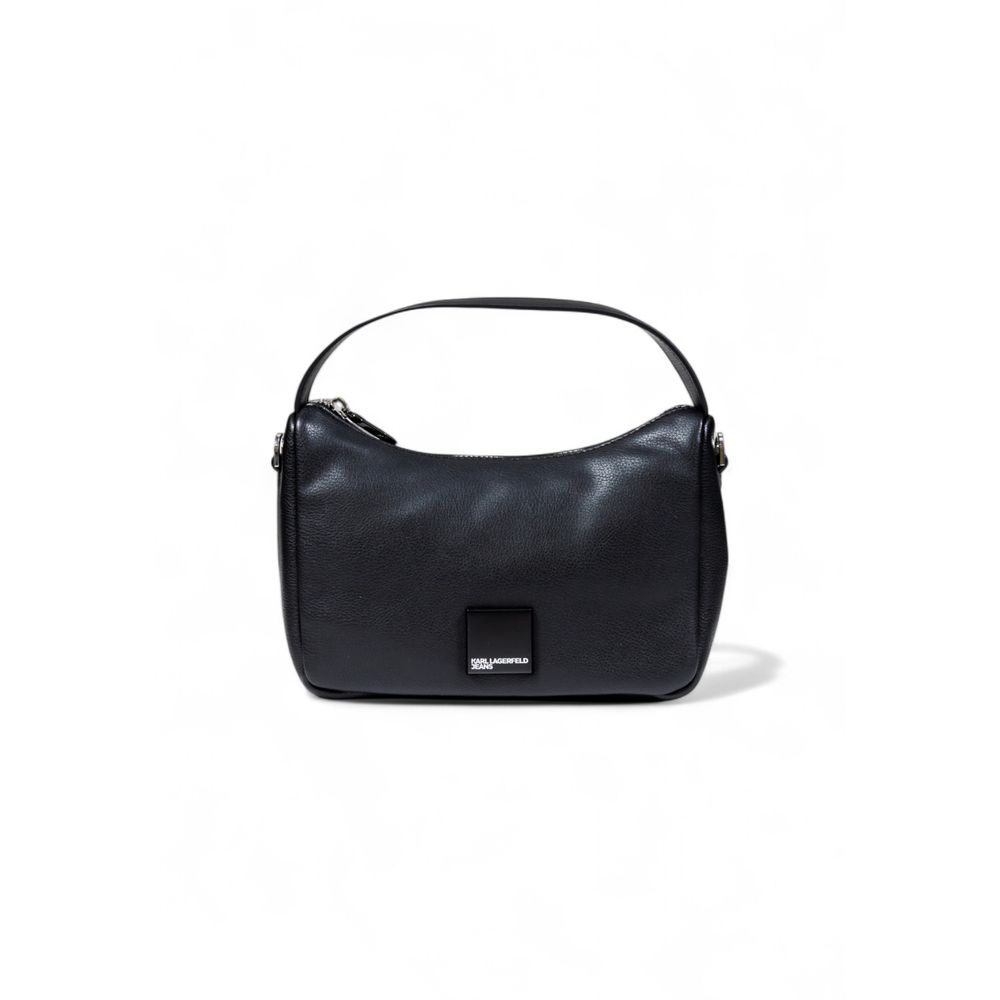 Karl Lagerfeld Black Artificial Leather Handbag