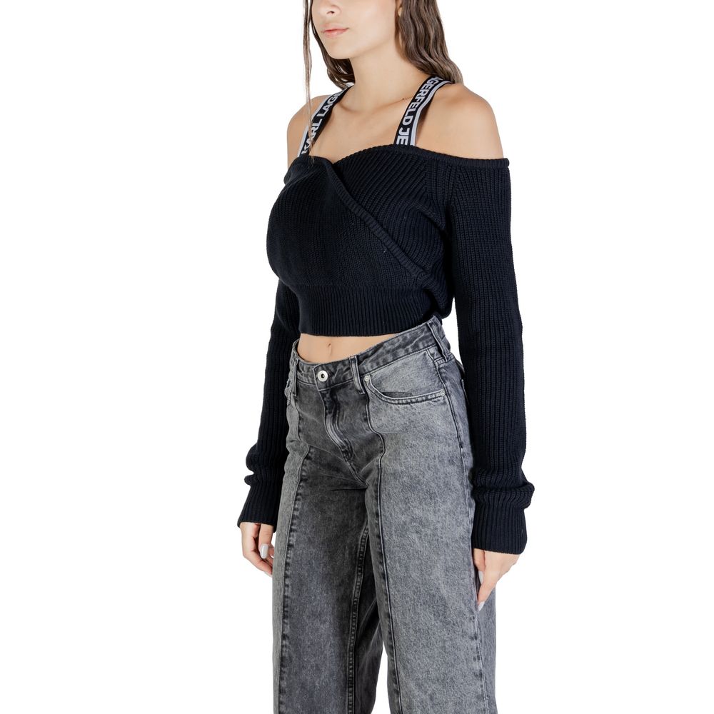 Karl Lagerfeld Black Cotton Sweatshirt