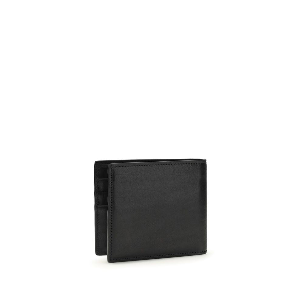Dolce & Gabbana Black Calf Leather Bos Taurus Wallet