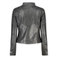 Desigual Nero Poliuretano Women's Jacket