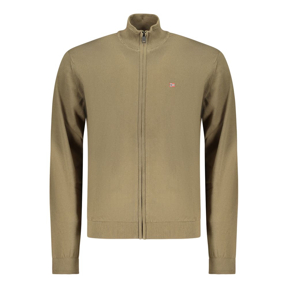 Napapijri Verde Cotton Men Cardigan