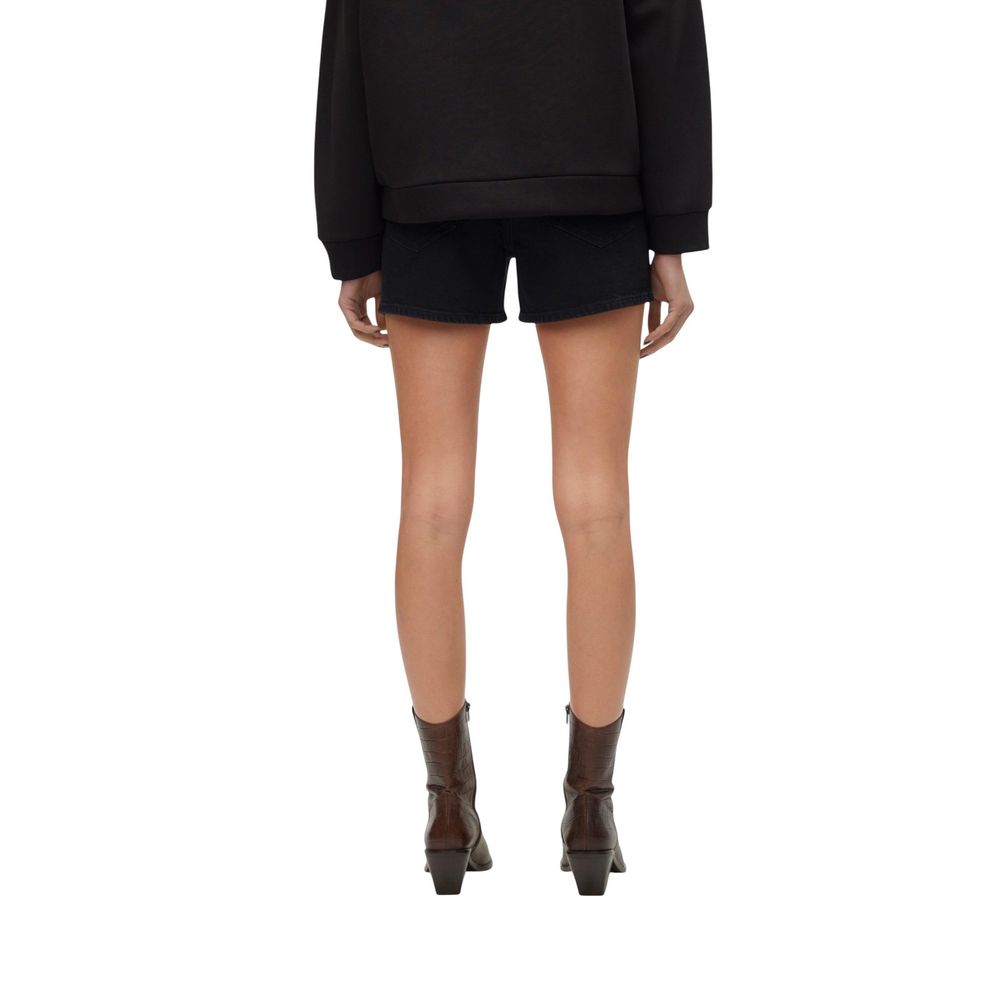 Vero Moda Black Cotton Shorts