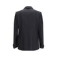 Dolce & Gabbana Black Fleece Wool Blazer