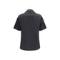 Dolce & Gabbana Black Cotton Shortsleeve Shirt