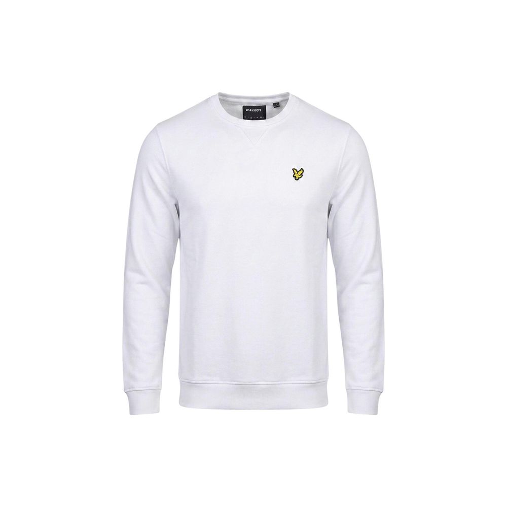 Lyle & Scott White Cotton Sweatshirt