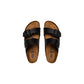 Birkenstock Black Synthetic Flat Sandals