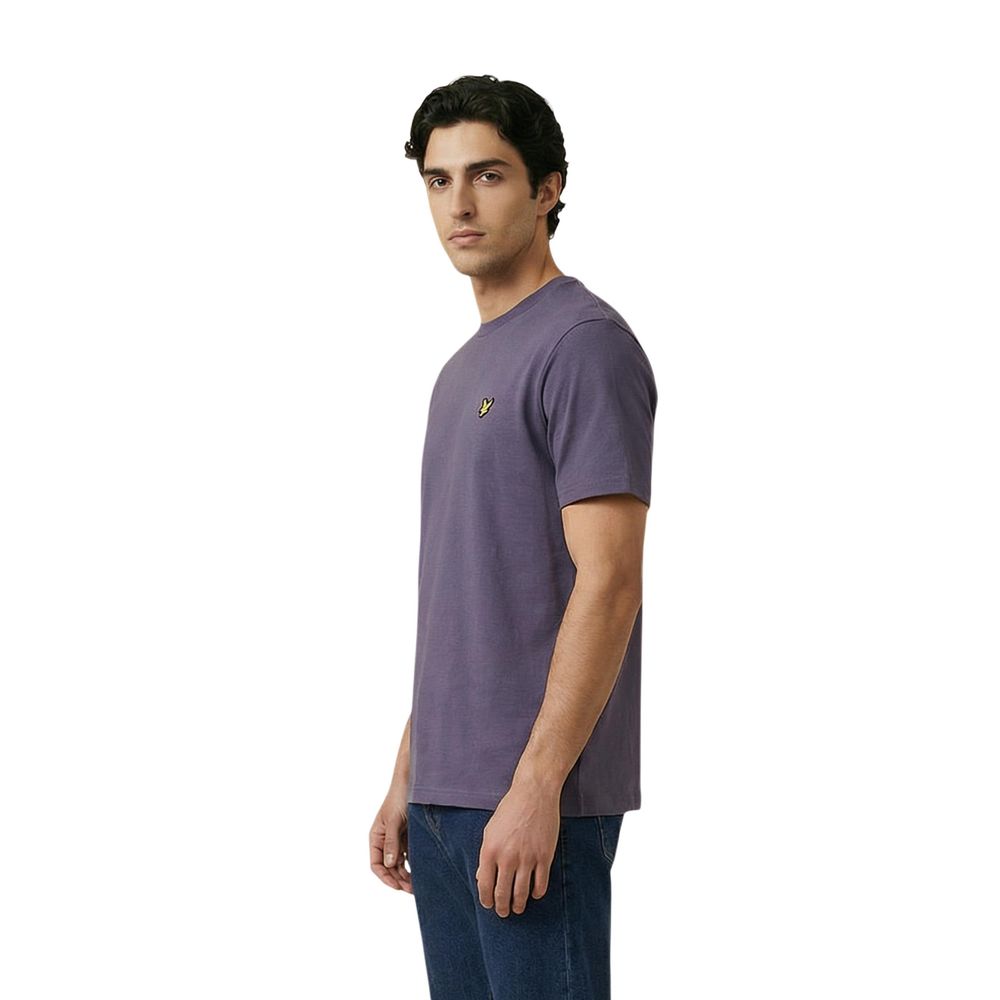 Lyle & Scott Purple Cotton T-Shirt