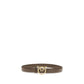 PINKO Brown Calf Leather Bos Taurus Regular Belt