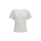 PINKO White Cotton T-Shirt