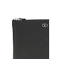 Valentino Garavani Black Calf Leather Bos Taurus Wallet