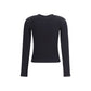 Diesel Black Cotton Long Sleeve T-Shirt