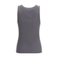Dolce & Gabbana Gray Cotton Tank Tops