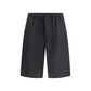 Dolce & Gabbana Black Cotton Bermuda Shorts