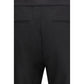 Maison Margiela Black Fleece Wool Casual Pants