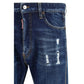 Dsquared² Blue Cotton Jeans Denim