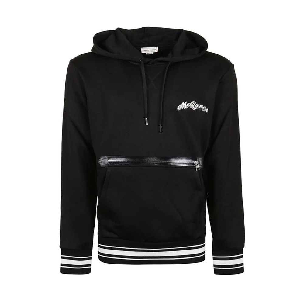Alexander McQueen Black Cotton Sweatshirt