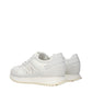 Moncler White Leather Athletic Sneakers