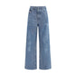 Diesel Blue Cotton Relaxed Fit Jeans