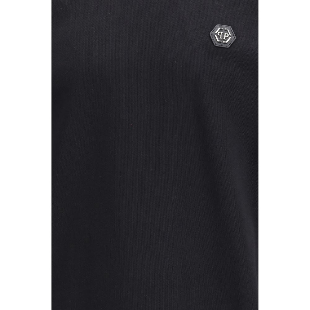 Philipp Plein Black Cotton Sweatshirt